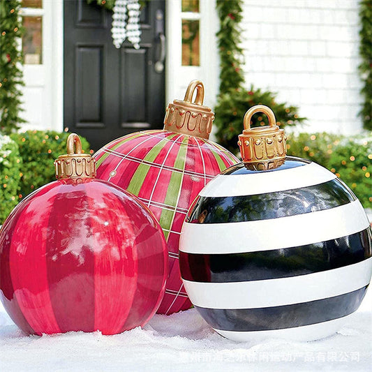 Spot Inflatable Christmas Ball Outdoor Christmas Holiday Decorations Atmosphere Crafts Inflatable Toys Christmas Ornaments Ball